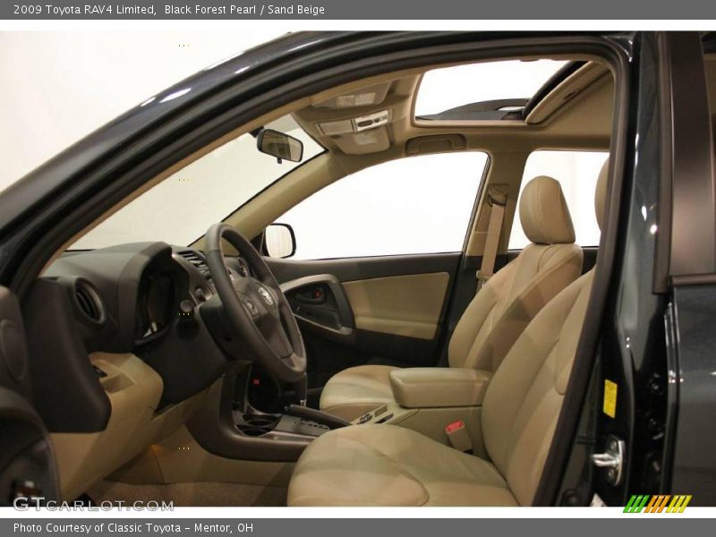 Black Forest Pearl / Sand Beige 2009 Toyota RAV4 Limited