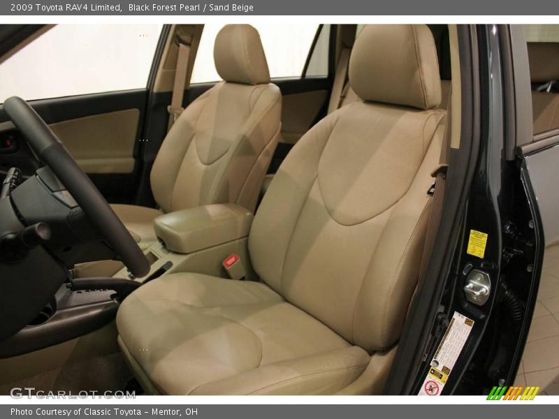 Black Forest Pearl / Sand Beige 2009 Toyota RAV4 Limited