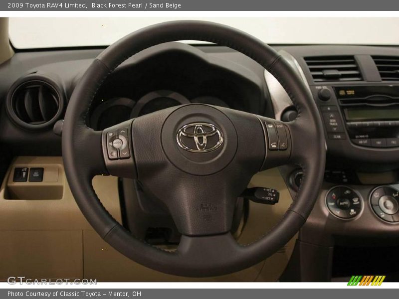 Black Forest Pearl / Sand Beige 2009 Toyota RAV4 Limited