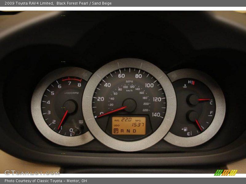 Black Forest Pearl / Sand Beige 2009 Toyota RAV4 Limited