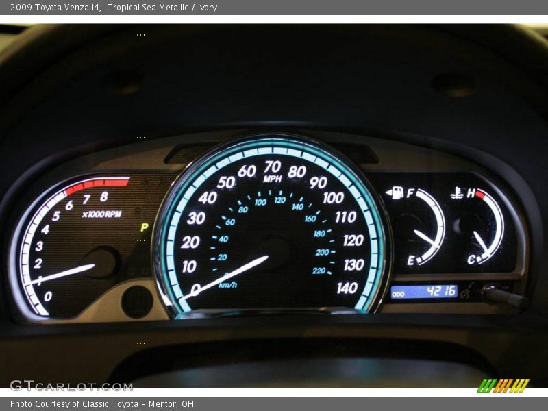 Tropical Sea Metallic / Ivory 2009 Toyota Venza I4