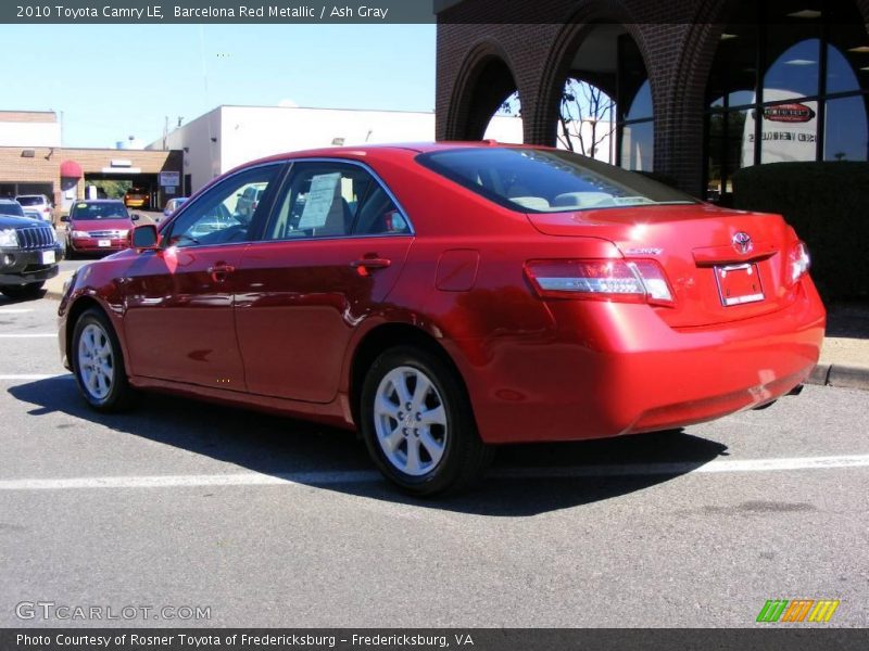 Barcelona Red Metallic / Ash Gray 2010 Toyota Camry LE