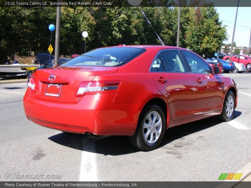 Barcelona Red Metallic / Ash Gray 2010 Toyota Camry LE