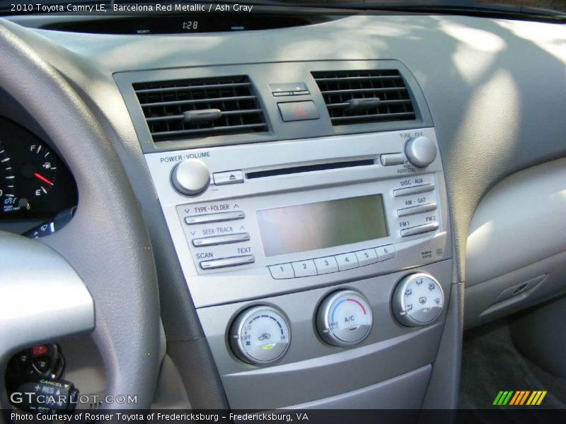Barcelona Red Metallic / Ash Gray 2010 Toyota Camry LE