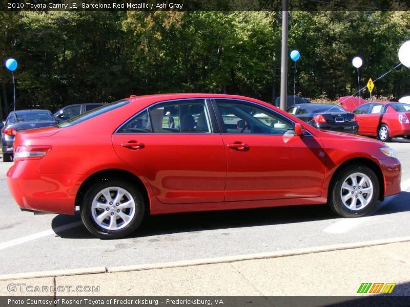 Barcelona Red Metallic / Ash Gray 2010 Toyota Camry LE