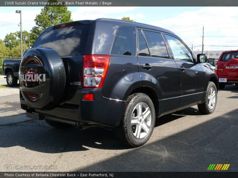 Black Pearl Metallic / Beige 2008 Suzuki Grand Vitara Luxury