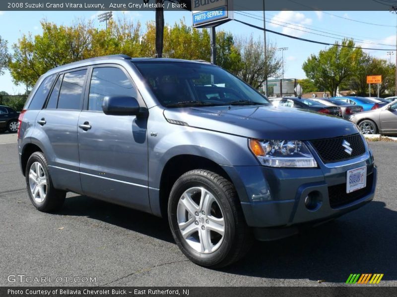 Azure Grey Metallic / Black 2008 Suzuki Grand Vitara Luxury