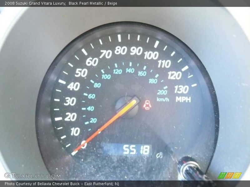 Black Pearl Metallic / Beige 2008 Suzuki Grand Vitara Luxury
