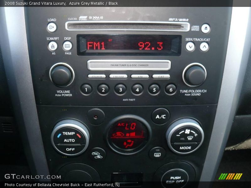 Azure Grey Metallic / Black 2008 Suzuki Grand Vitara Luxury