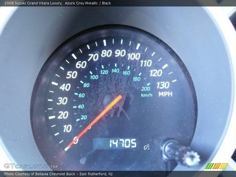 Azure Grey Metallic / Black 2008 Suzuki Grand Vitara Luxury