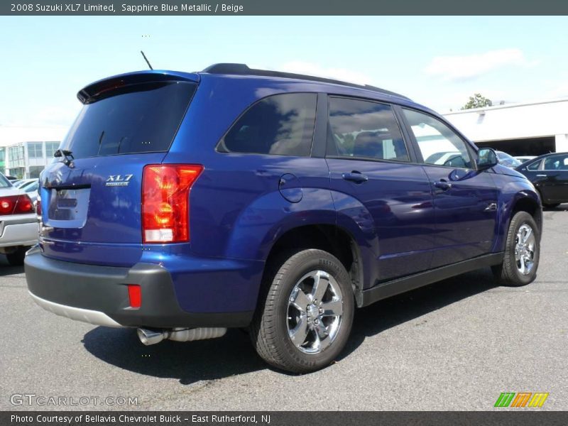 Sapphire Blue Metallic / Beige 2008 Suzuki XL7 Limited