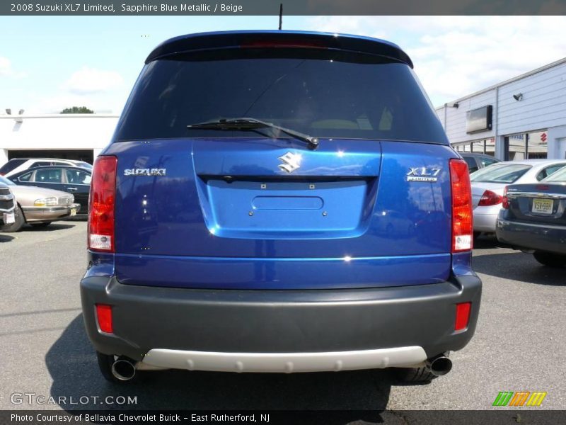Sapphire Blue Metallic / Beige 2008 Suzuki XL7 Limited
