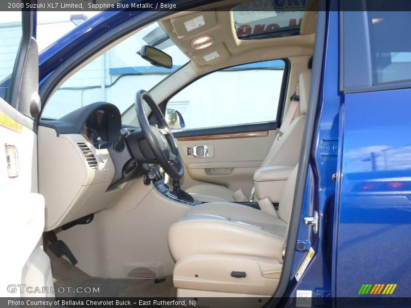 Sapphire Blue Metallic / Beige 2008 Suzuki XL7 Limited
