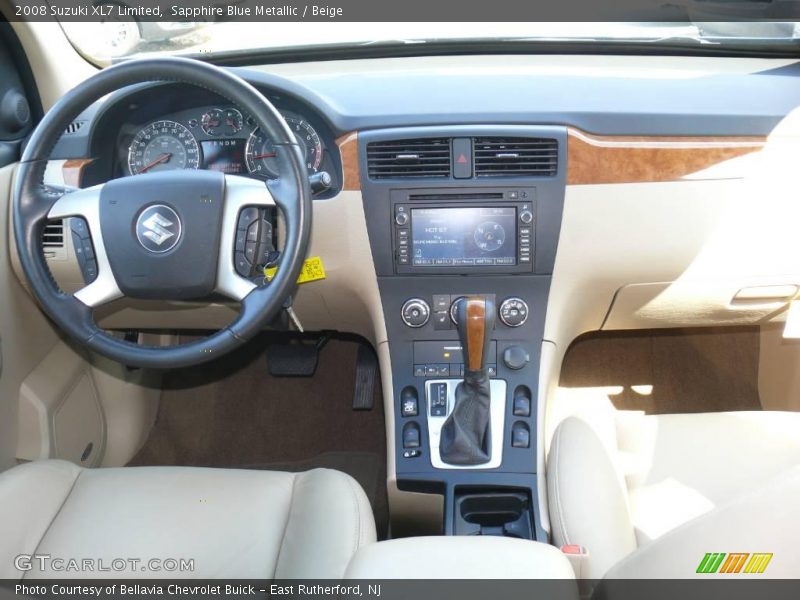 Sapphire Blue Metallic / Beige 2008 Suzuki XL7 Limited