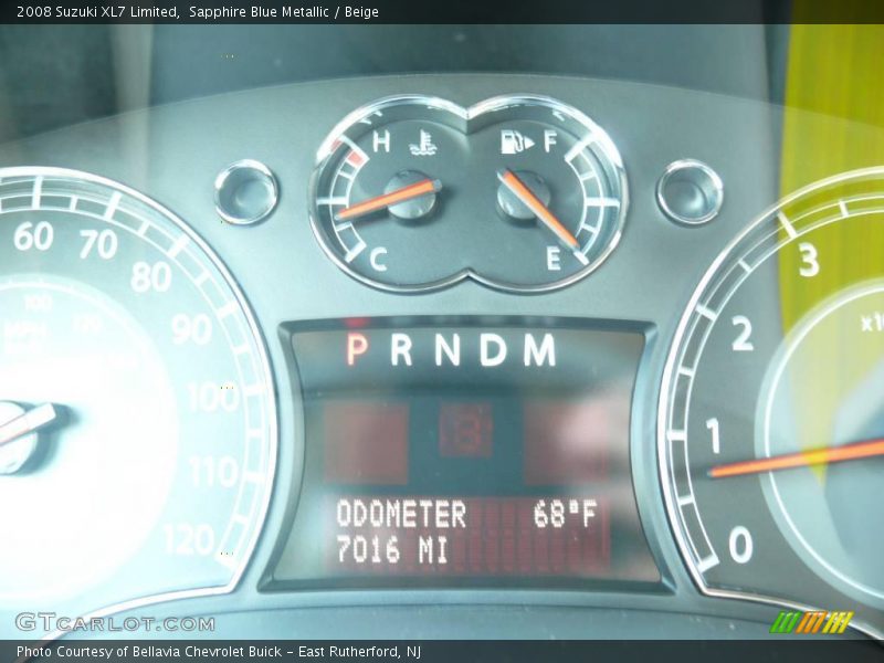 Sapphire Blue Metallic / Beige 2008 Suzuki XL7 Limited