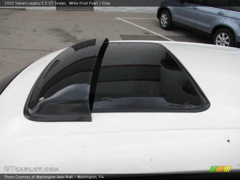 White Frost Pearl / Gray 2003 Subaru Legacy 2.5 GT Sedan