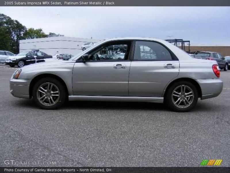 Platinum Silver Metallic / Black 2005 Subaru Impreza WRX Sedan