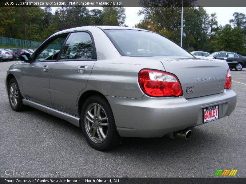 Platinum Silver Metallic / Black 2005 Subaru Impreza WRX Sedan