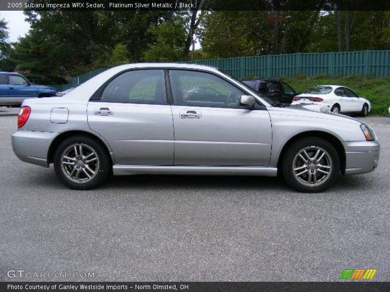 Platinum Silver Metallic / Black 2005 Subaru Impreza WRX Sedan