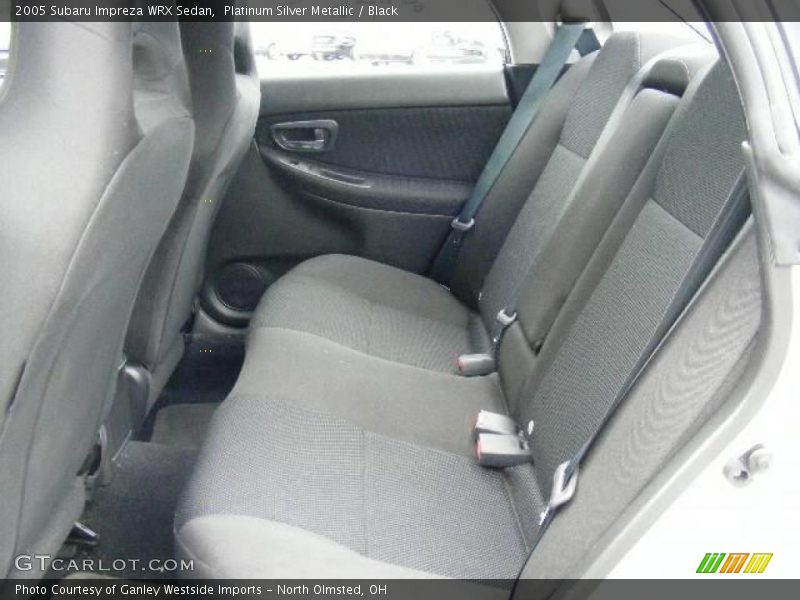 Platinum Silver Metallic / Black 2005 Subaru Impreza WRX Sedan