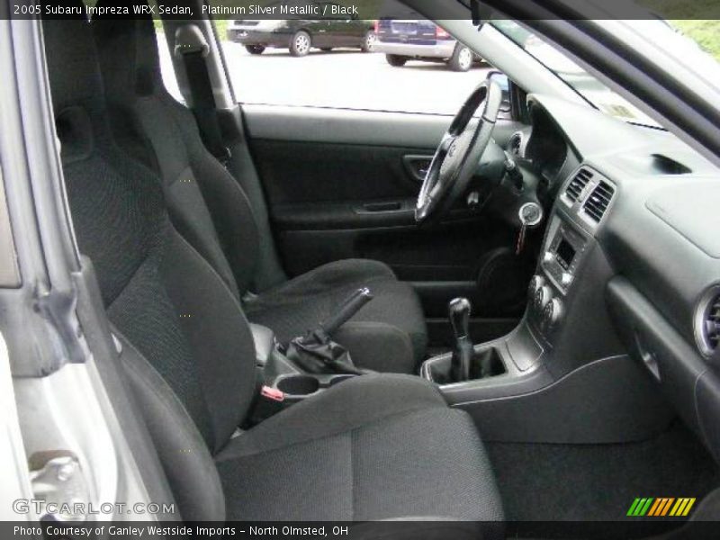 Platinum Silver Metallic / Black 2005 Subaru Impreza WRX Sedan
