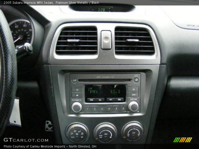 Platinum Silver Metallic / Black 2005 Subaru Impreza WRX Sedan