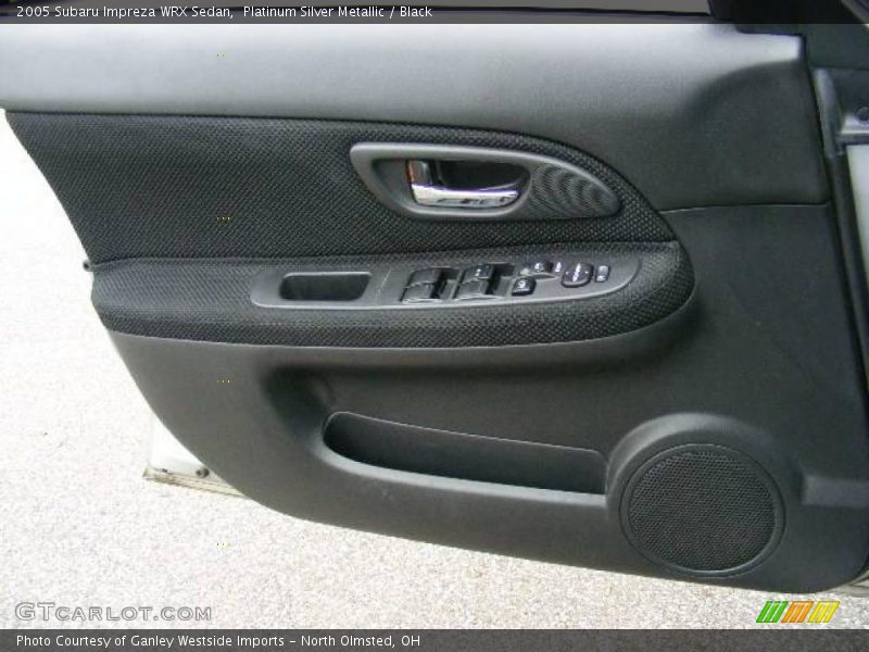 Platinum Silver Metallic / Black 2005 Subaru Impreza WRX Sedan