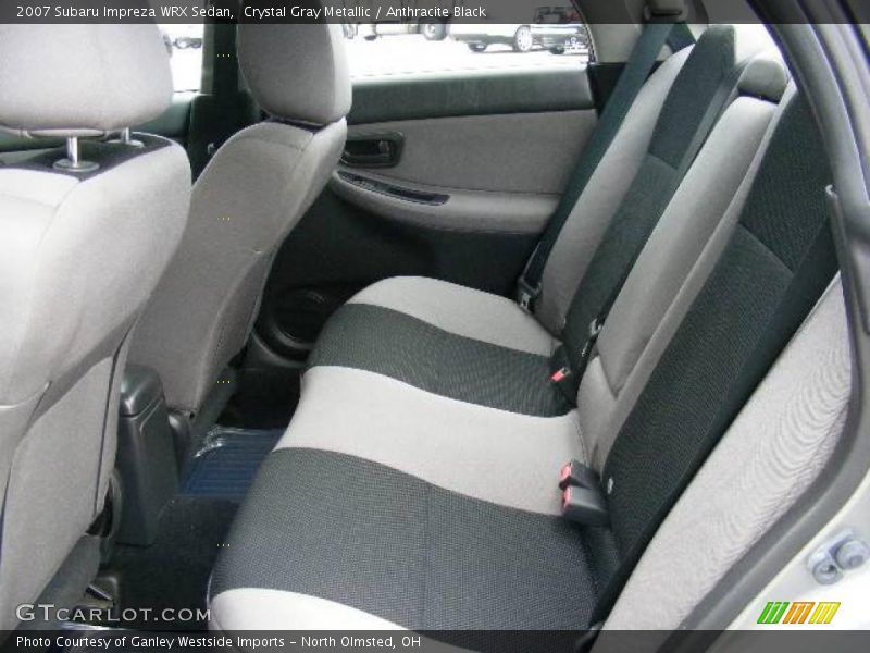 Crystal Gray Metallic / Anthracite Black 2007 Subaru Impreza WRX Sedan