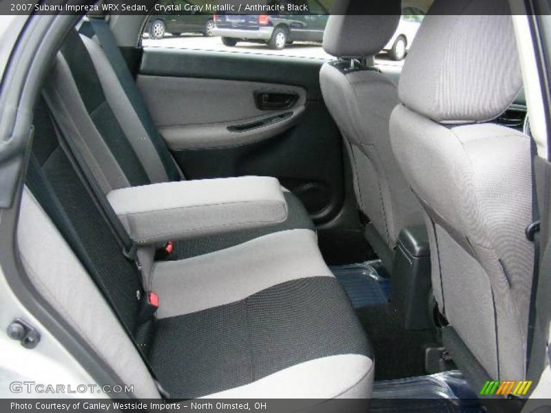 Crystal Gray Metallic / Anthracite Black 2007 Subaru Impreza WRX Sedan