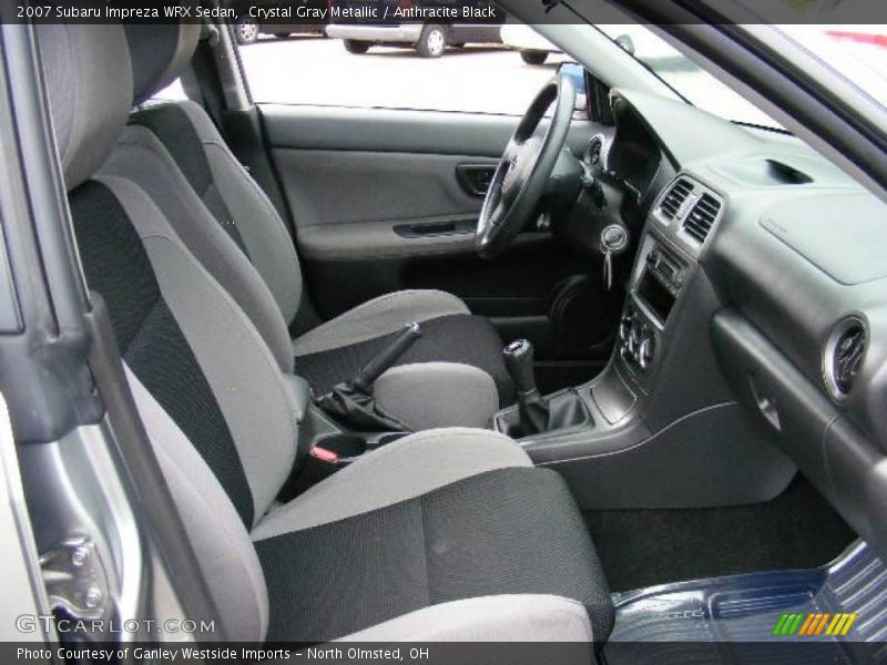 Crystal Gray Metallic / Anthracite Black 2007 Subaru Impreza WRX Sedan