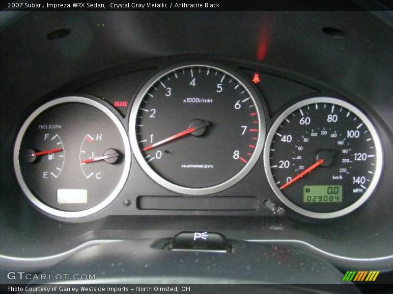 Crystal Gray Metallic / Anthracite Black 2007 Subaru Impreza WRX Sedan