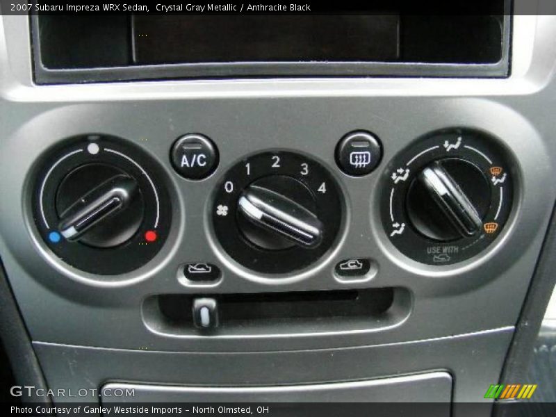 Crystal Gray Metallic / Anthracite Black 2007 Subaru Impreza WRX Sedan