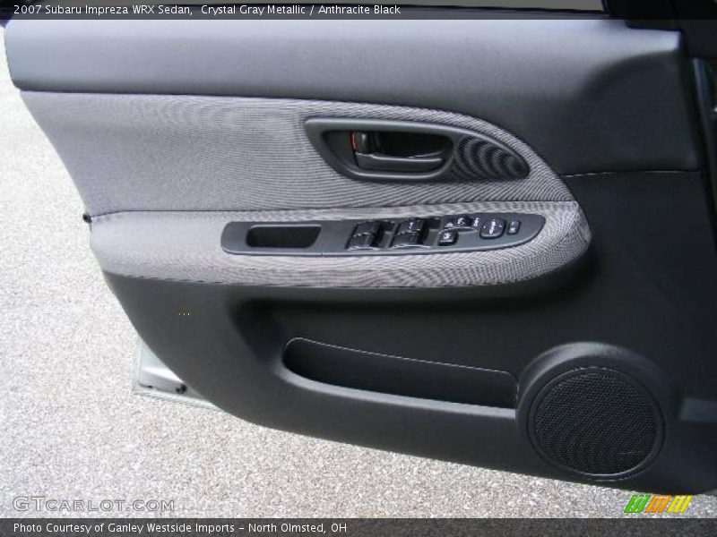 Crystal Gray Metallic / Anthracite Black 2007 Subaru Impreza WRX Sedan