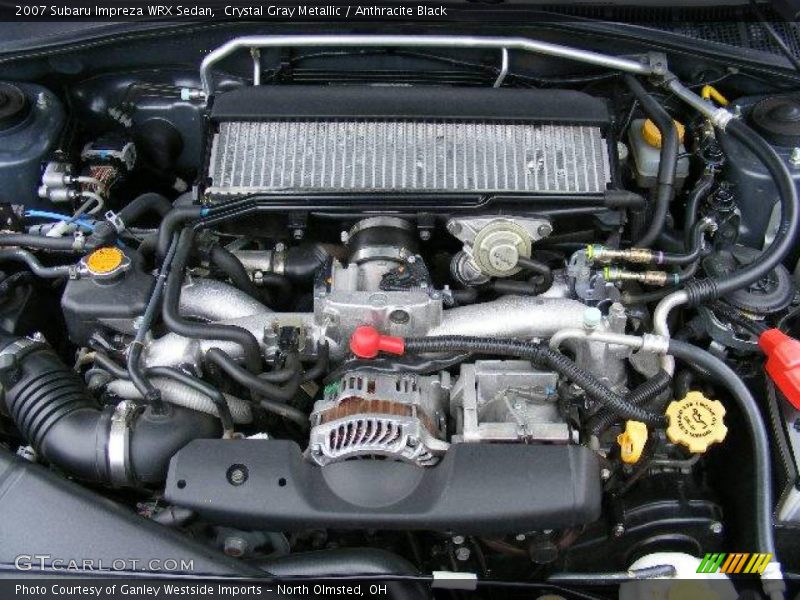 Crystal Gray Metallic / Anthracite Black 2007 Subaru Impreza WRX Sedan