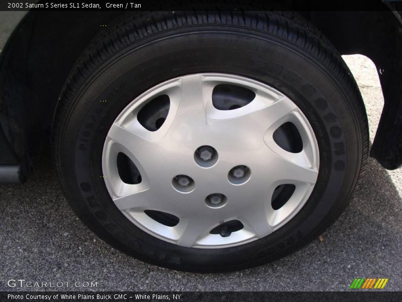 Green / Tan 2002 Saturn S Series SL1 Sedan