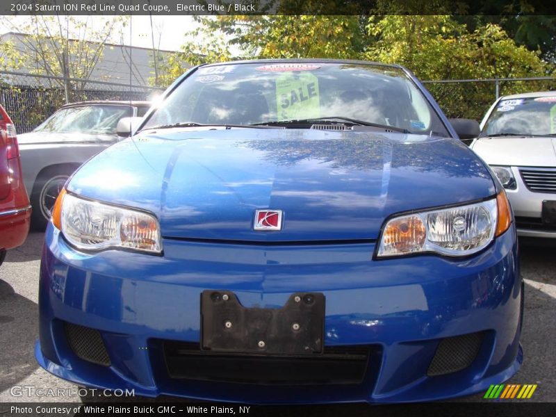 Electric Blue / Black 2004 Saturn ION Red Line Quad Coupe