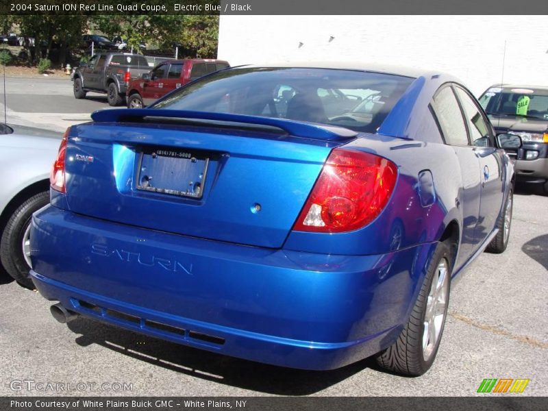 Electric Blue / Black 2004 Saturn ION Red Line Quad Coupe