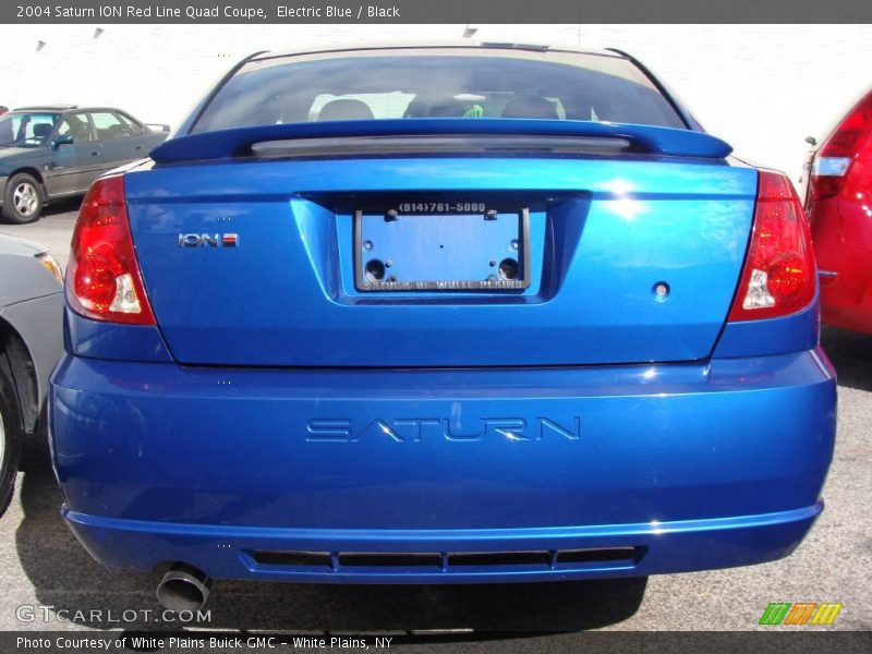 Electric Blue / Black 2004 Saturn ION Red Line Quad Coupe