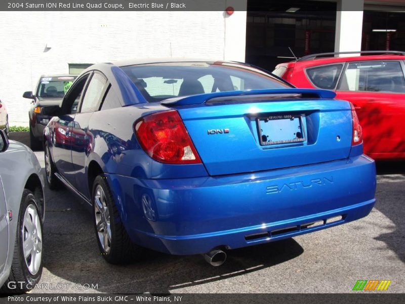 Electric Blue / Black 2004 Saturn ION Red Line Quad Coupe