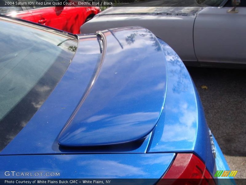 Electric Blue / Black 2004 Saturn ION Red Line Quad Coupe