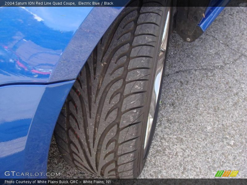 Electric Blue / Black 2004 Saturn ION Red Line Quad Coupe