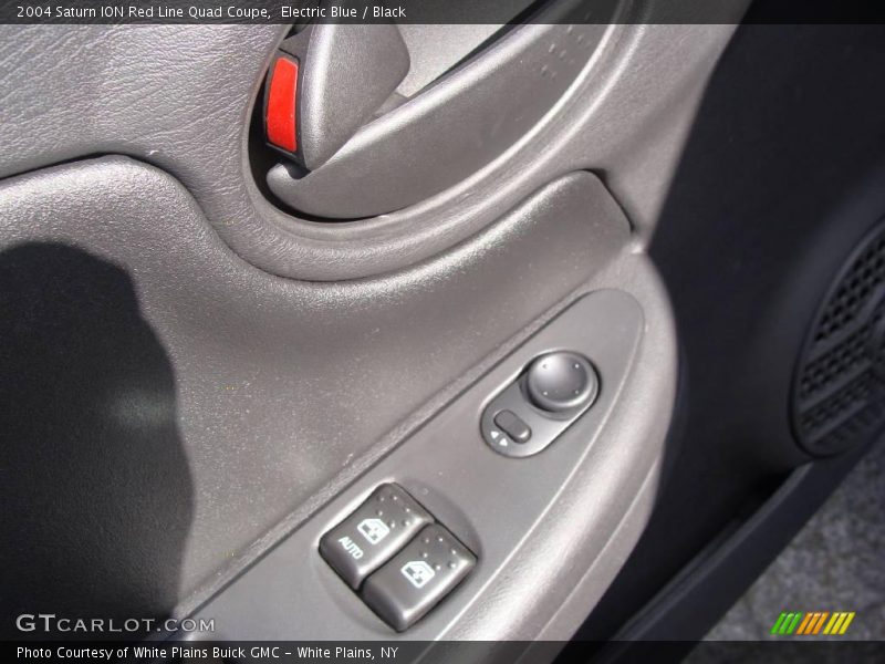 Electric Blue / Black 2004 Saturn ION Red Line Quad Coupe