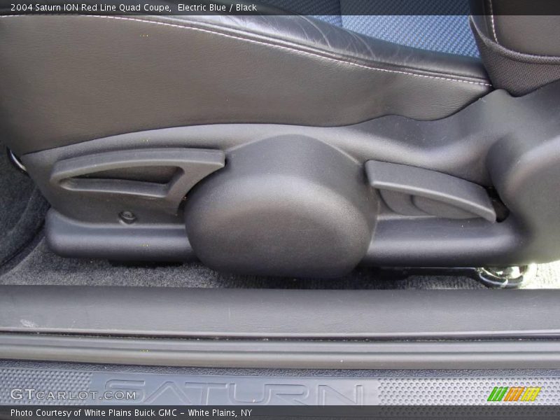 Electric Blue / Black 2004 Saturn ION Red Line Quad Coupe
