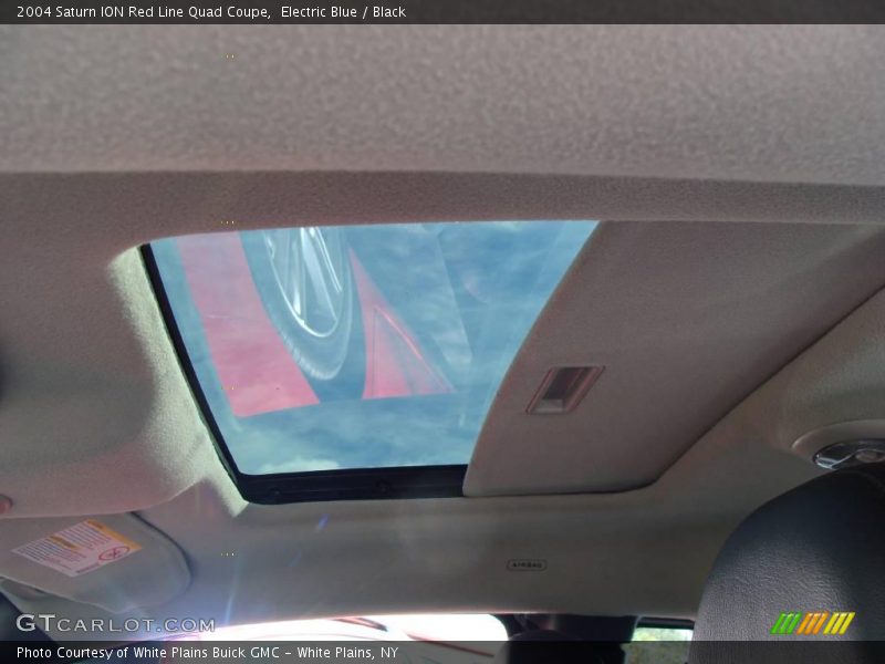 Electric Blue / Black 2004 Saturn ION Red Line Quad Coupe