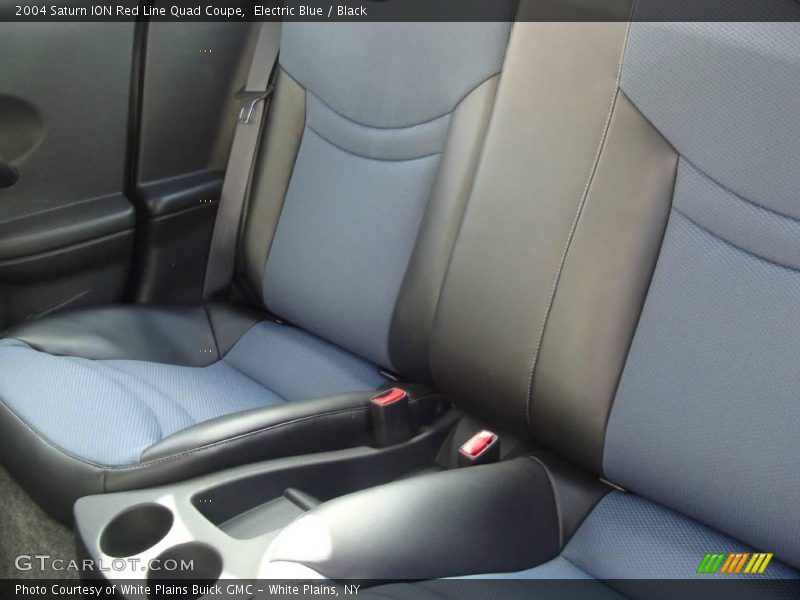 Electric Blue / Black 2004 Saturn ION Red Line Quad Coupe