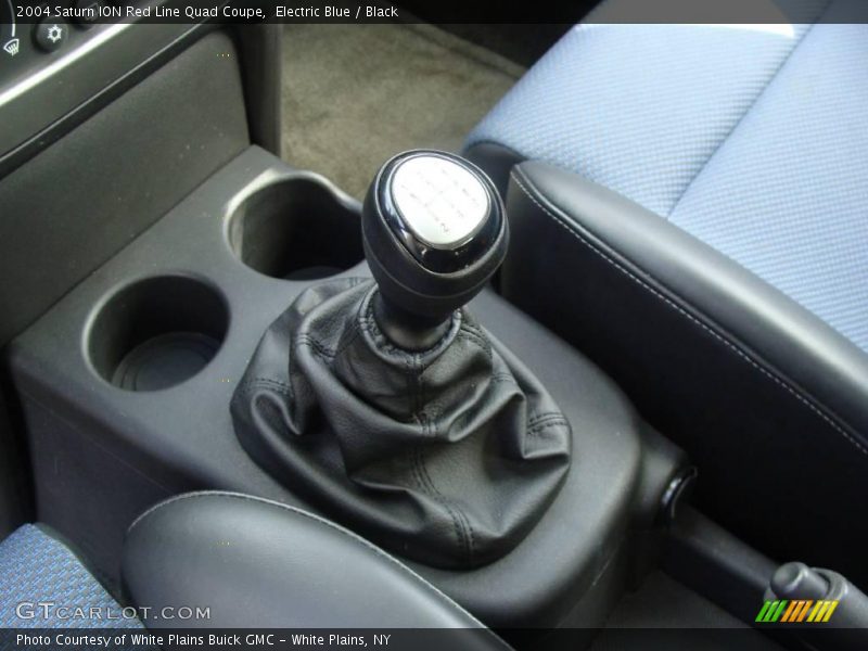Electric Blue / Black 2004 Saturn ION Red Line Quad Coupe
