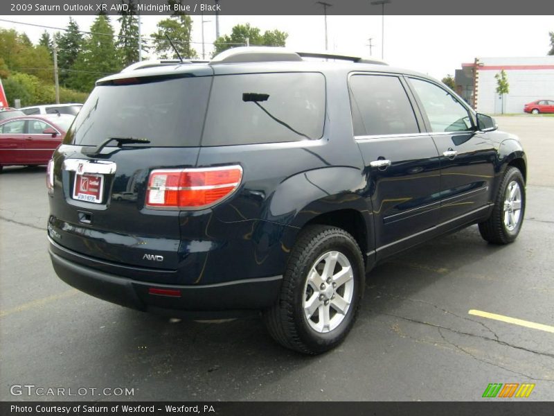 Midnight Blue / Black 2009 Saturn Outlook XR AWD