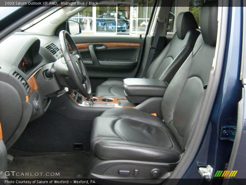 Midnight Blue / Black 2009 Saturn Outlook XR AWD