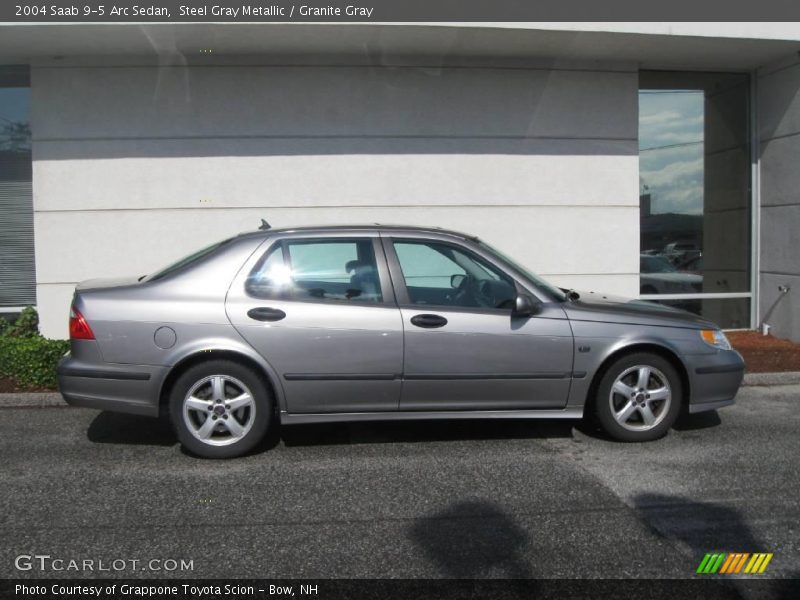 Steel Gray Metallic / Granite Gray 2004 Saab 9-5 Arc Sedan