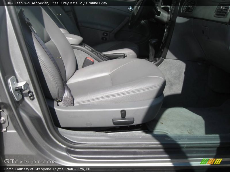 Steel Gray Metallic / Granite Gray 2004 Saab 9-5 Arc Sedan